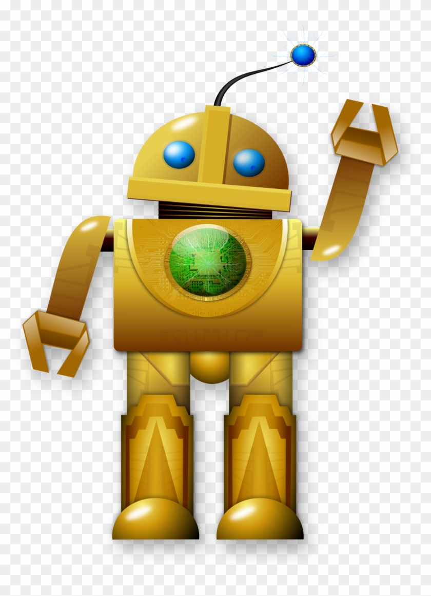 Circuit Board Clipart - Robo Png Image Icon Robot #605396