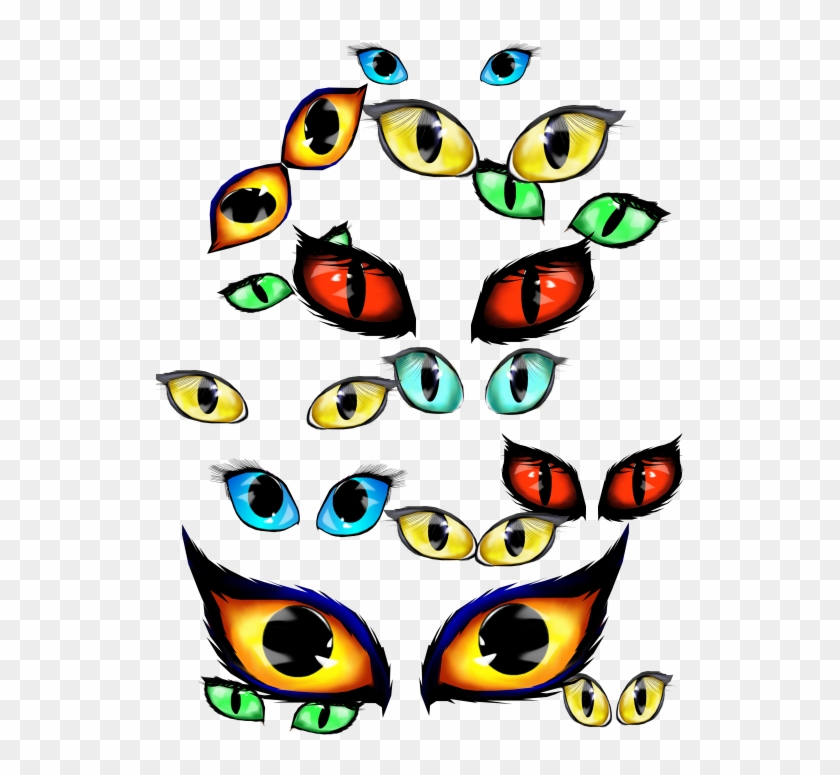 Halloween Eyes Clip Art Lotacats Paint Shop Pro - Halloween Eyes Clip Art Lotacats Paint Shop Pro #605689