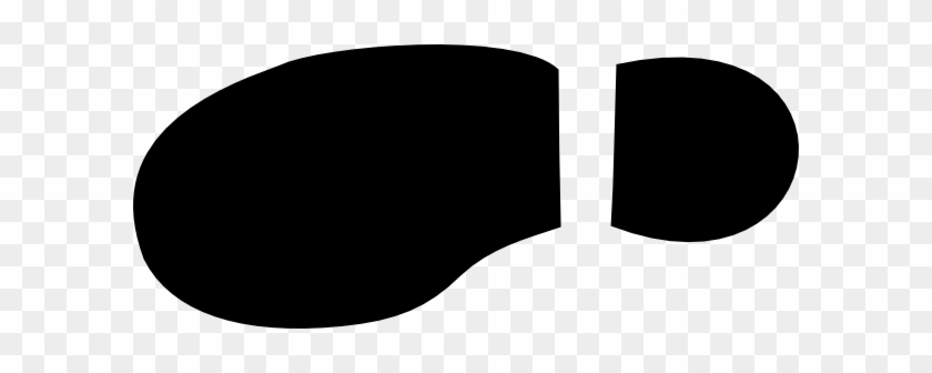 Shoe Left Clip Art At Clker - Left Shoeprint Clipart #605827