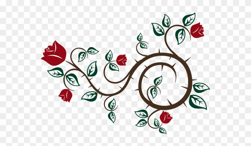 Vinilos Decorativos Adhesivos Rosas Naturaleza - Black Rose Vector Png #605898