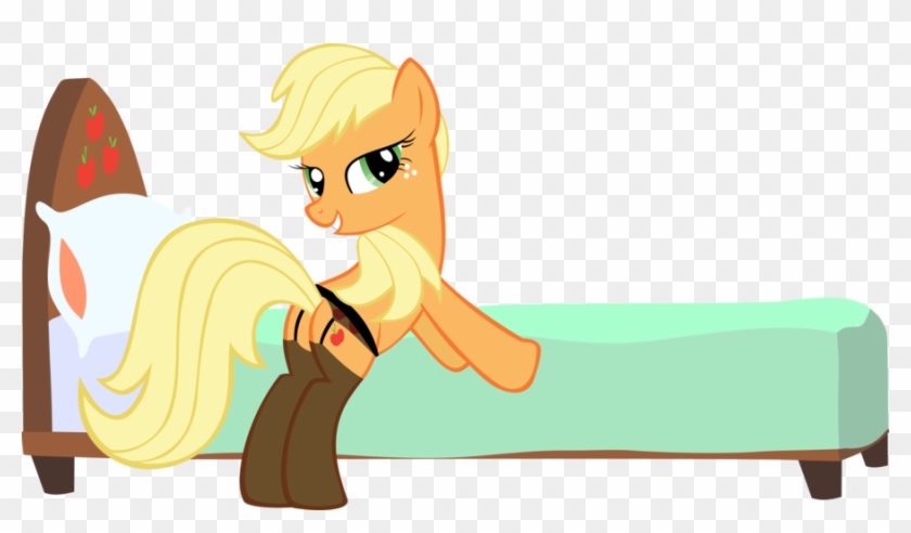 Applejack In Stockings By Up1ter-d4t98tq - Cartoon #606199