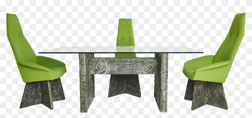 Brutalist Dining Set By Adrian Pearsall - Chair #608305
