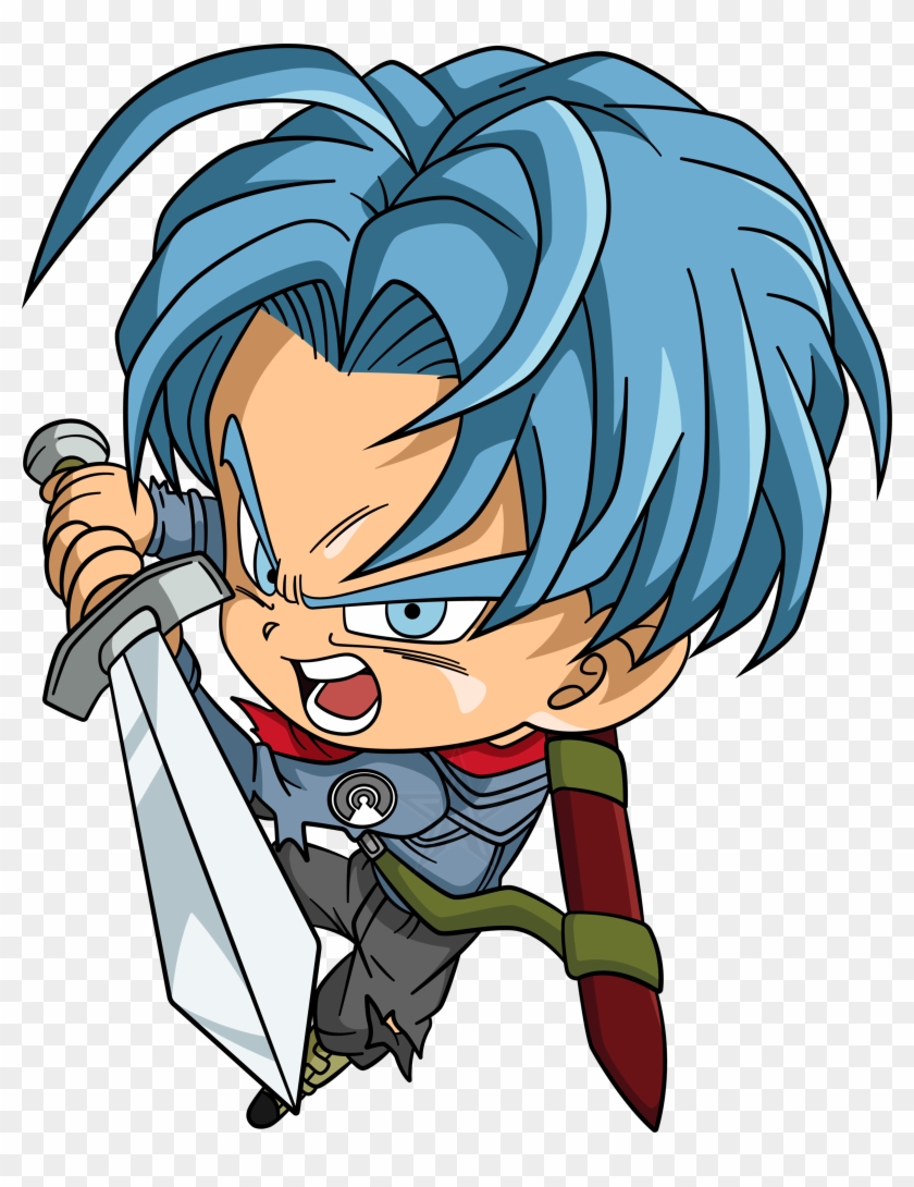 Chibi Future Trunks - Trunks Chibi Png #608307
