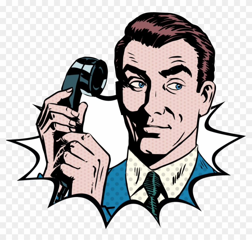 Fresh Provides Powerful Analytics Tools That Let You - Cartoon Man On Phone Png #608420