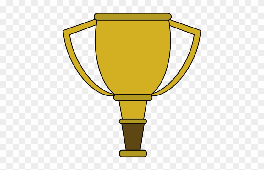 Colorful Image Cartoon Golden Cup Trophy - Trophy #608844