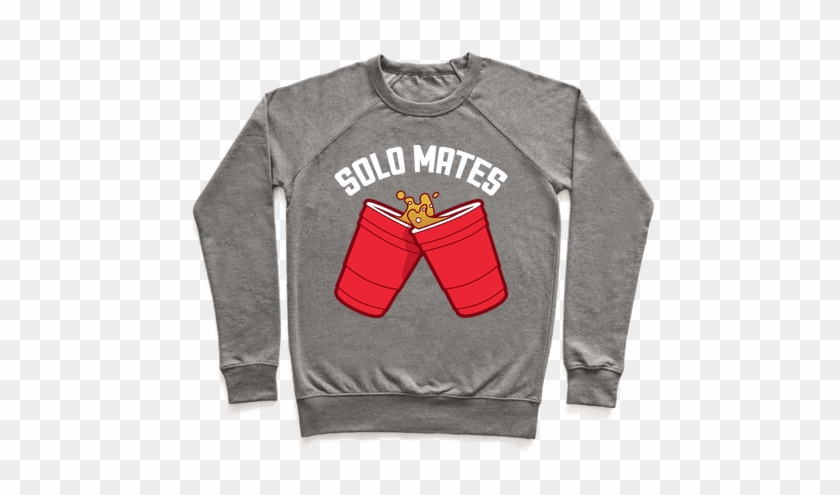 Red Solo Mates Pullover - Whippet Good Pullover: Funny Pullover From Lookhuman. #608887