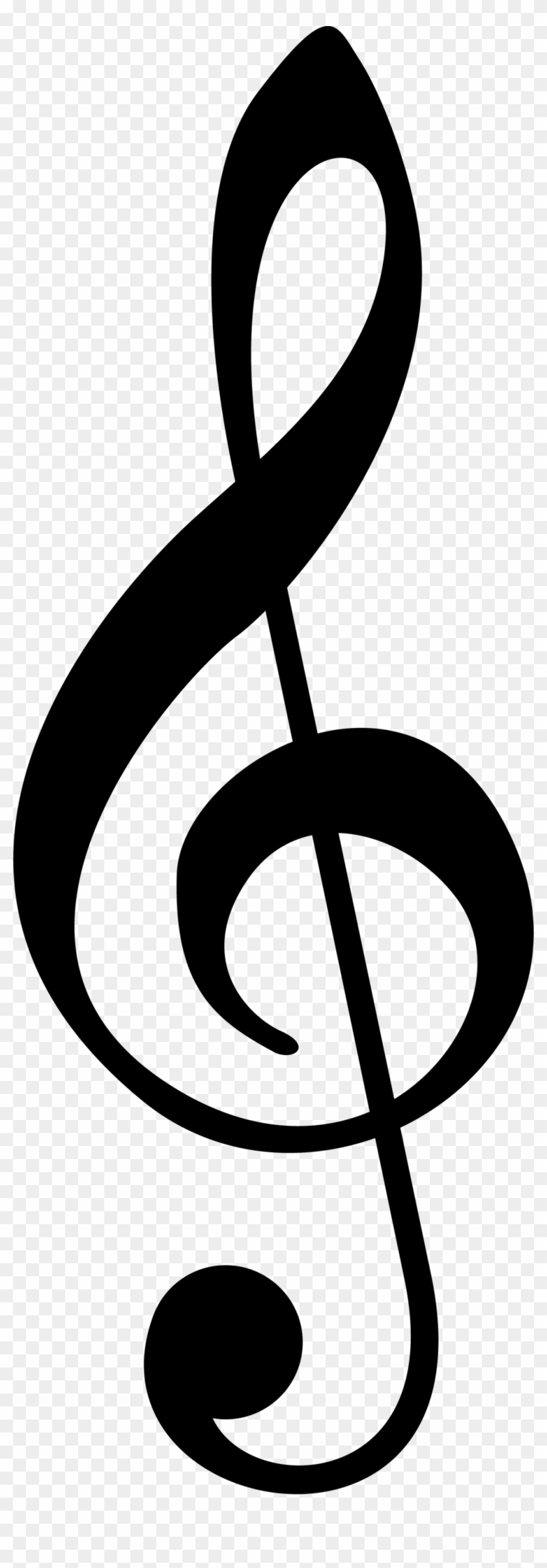 “music Speaks What Cannot Be Expressed, Soothes The - Music Symbols Treble Clef #609431
