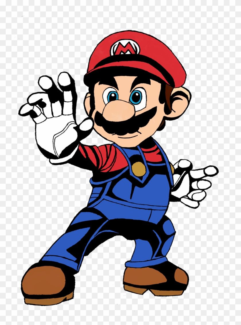 Mario's Brawl Render Reimagined - Cartoon #609479