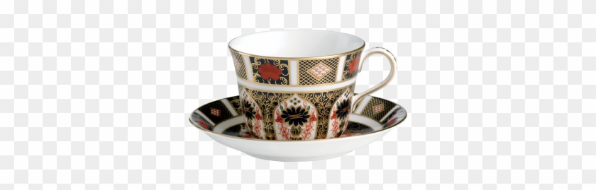 Tea Cup & Saucer - Old Imari Breakfast Cup By Royal Crown Derby #610073