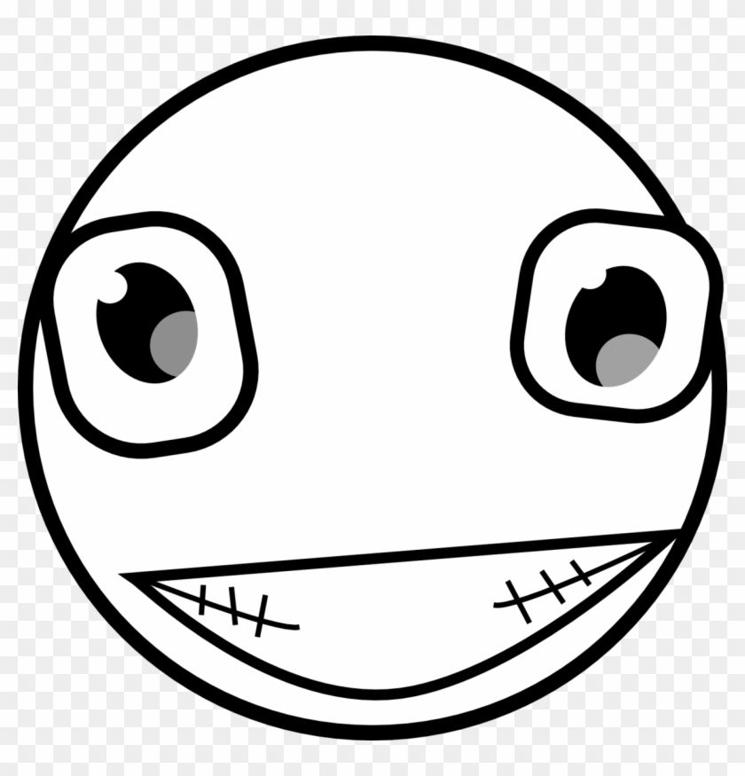 Feraliminal - Smiley Crazy Face 1 25 Magnet Emoticon #610105