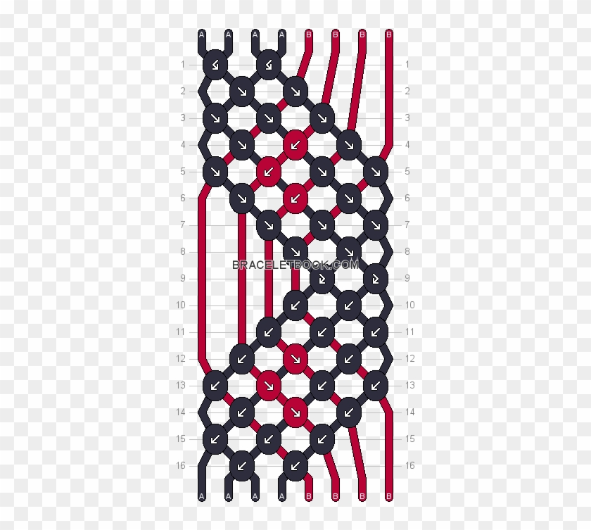 Normal Pattern - Braid Friendship Bracelet Pattern #610631
