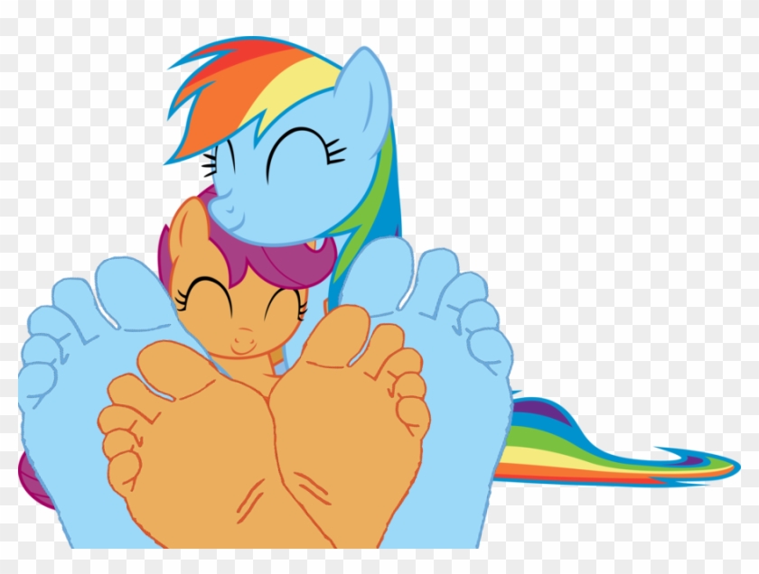 Uploaded - Rainbow Dash Scootaloo My Little Pony Friendship Cute #610909