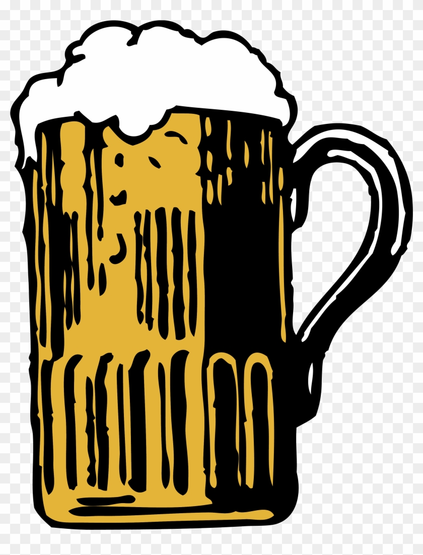 Beer Clipart Beer Mug - Mug Of Beer Vector #611996