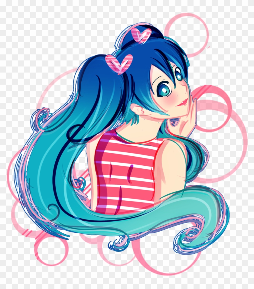 Miku Summer By Lezzette - Cartoon #612060