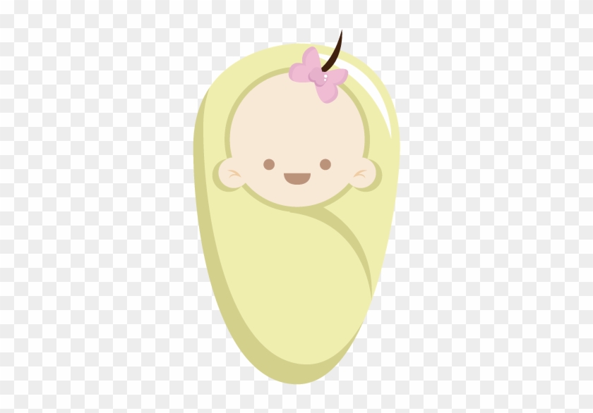 Infant Girl Illustration - Ice Cream #612158