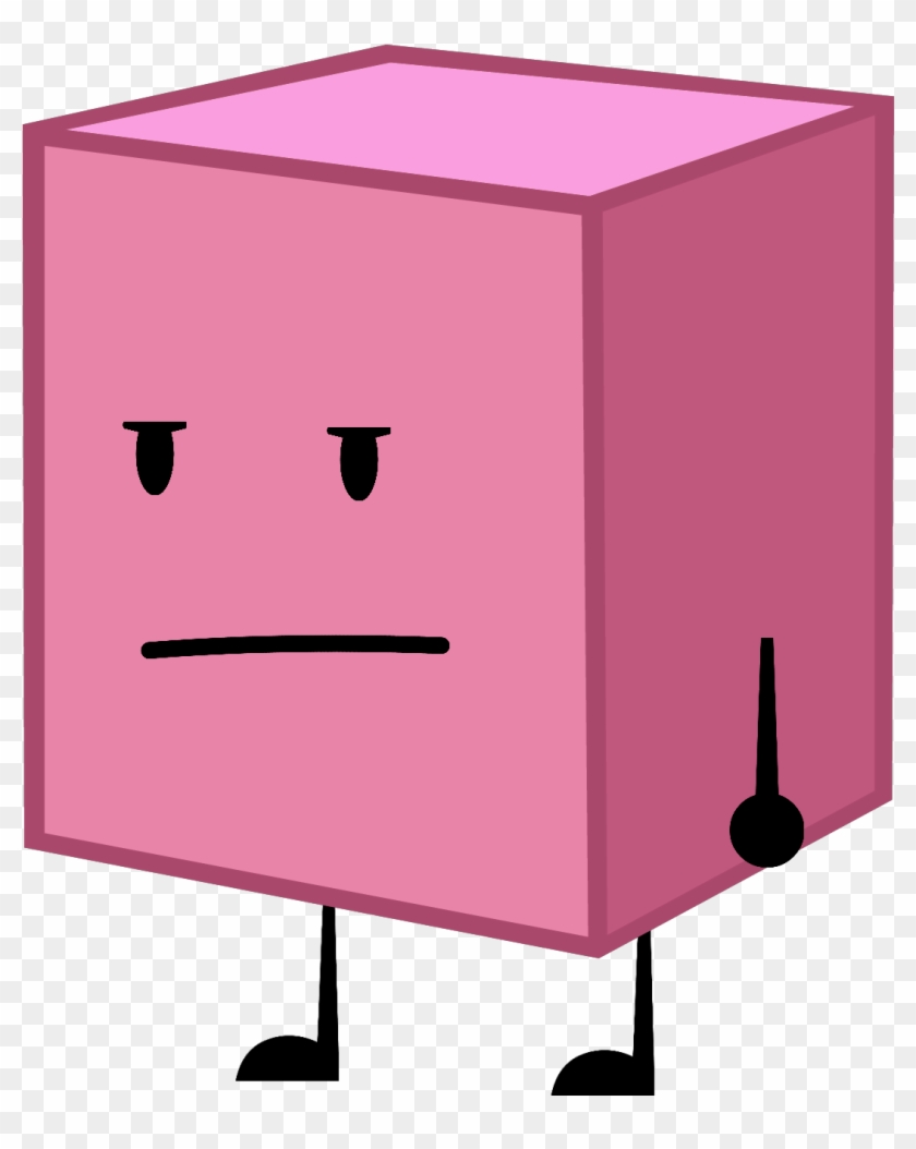 Blocky As Eraser - Bfdi Blocky Png #612293