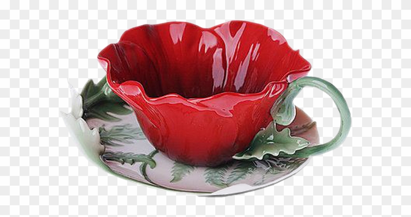 Tasse En Forme De Fleur - Красивые Чашки #612430