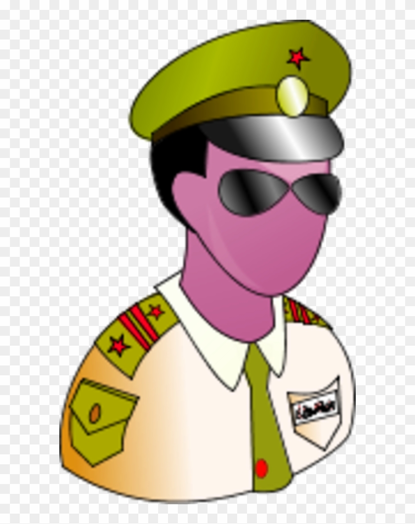 Vector Clip Art - Police Man #614225