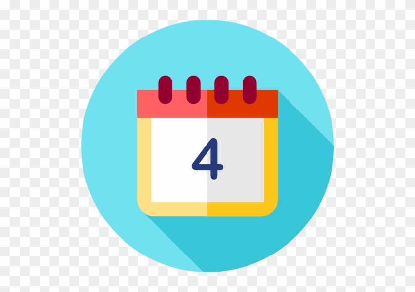 Calendar Free Icon - Calendar Flat Icon Png #614348