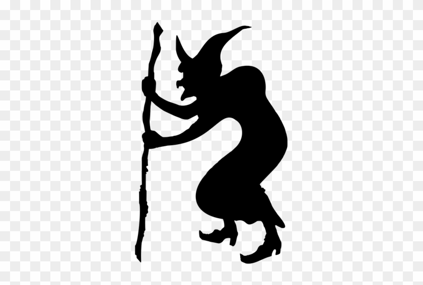 Witch Clipart Profile - Witches Silhouette #614651