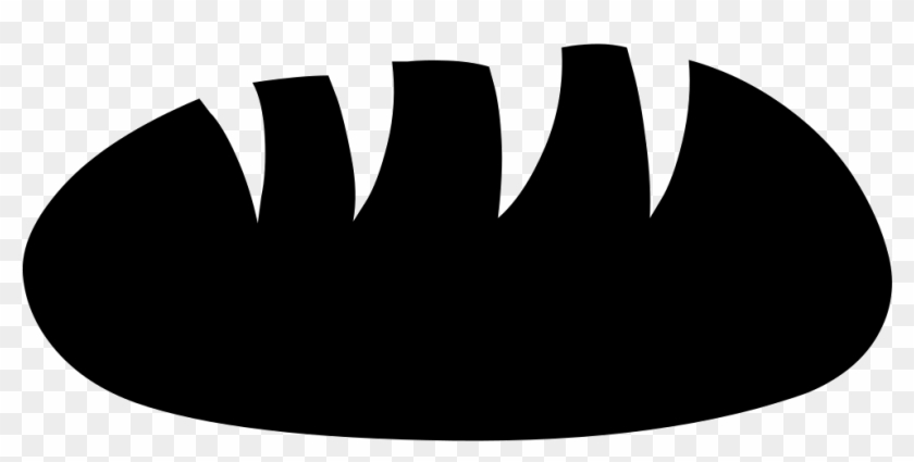 Loaf Of Bread Silhouette Vector - Silhouette #615126