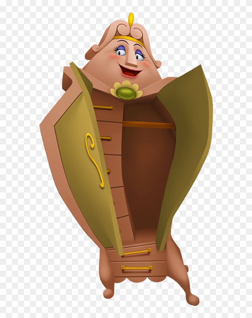Wardrobe Beauty And The Beast Cartoon Transparent Image - Beauty And The Beast Characters #615153
