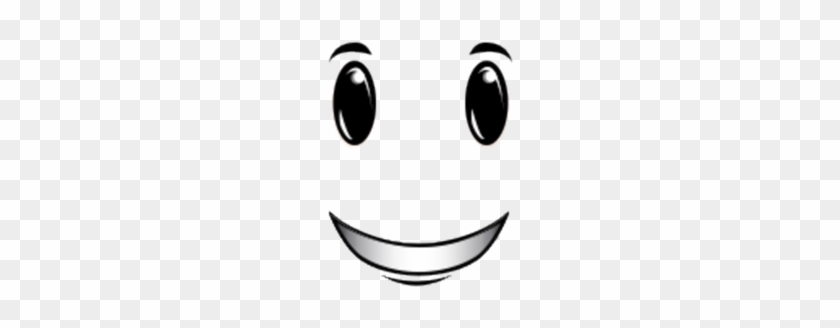 Cute Face 'anime Eyes' - Roblox Face Friendly Smile #616871