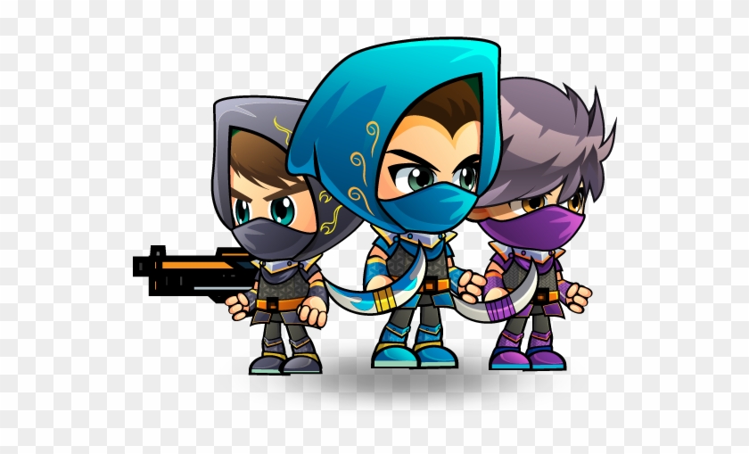 Assassins Game Characters Set - Assassins Game Character Sprites #616932