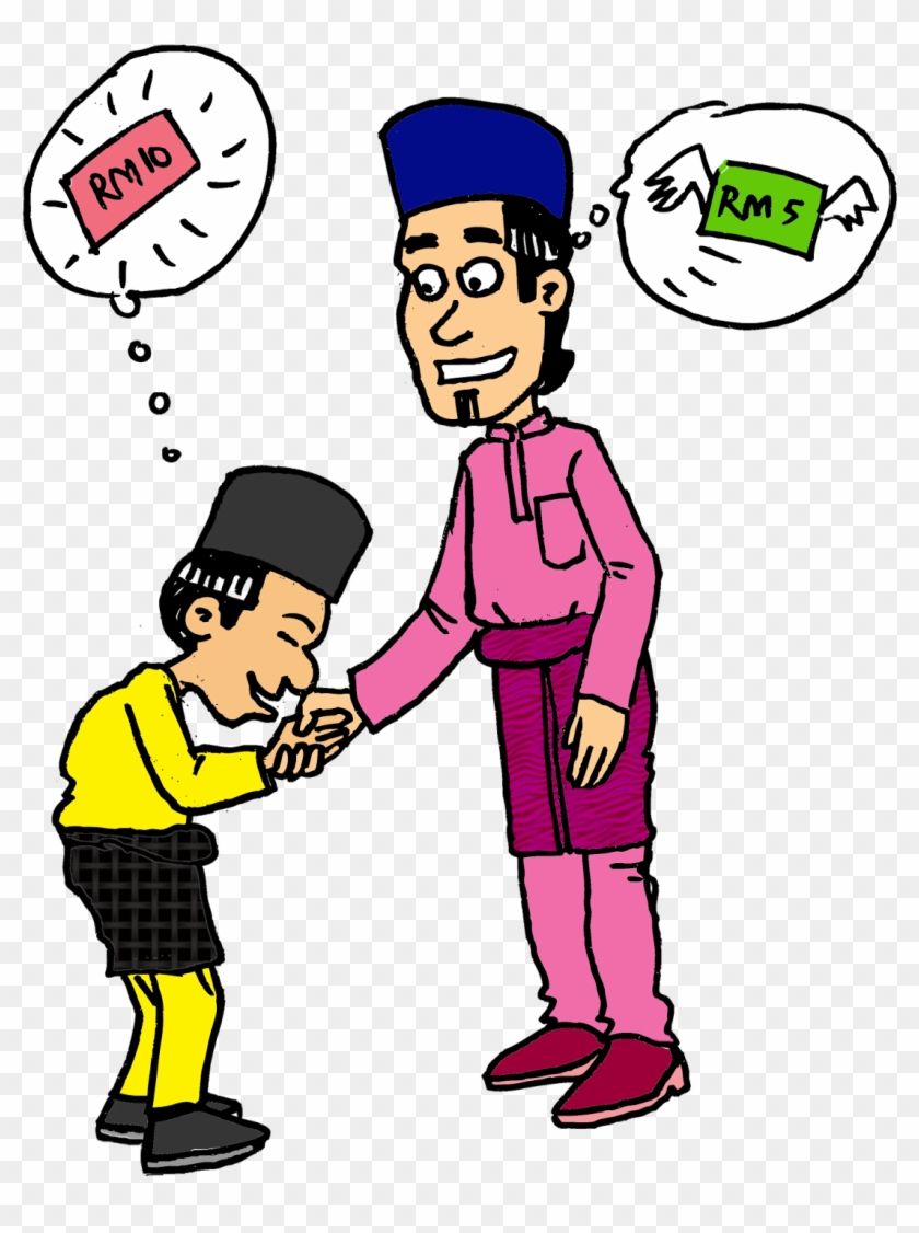 Cartoon Eid Al-fitr Clip Art - Kartun Raya Png #617500