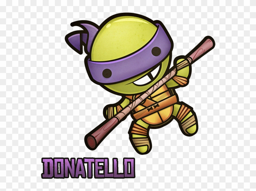 Kawaii Mutant Ninja Turtles By Squid&pig , Via Behance - Kawaii Mutant Ninja Turtles Canvas Print - Small #618805