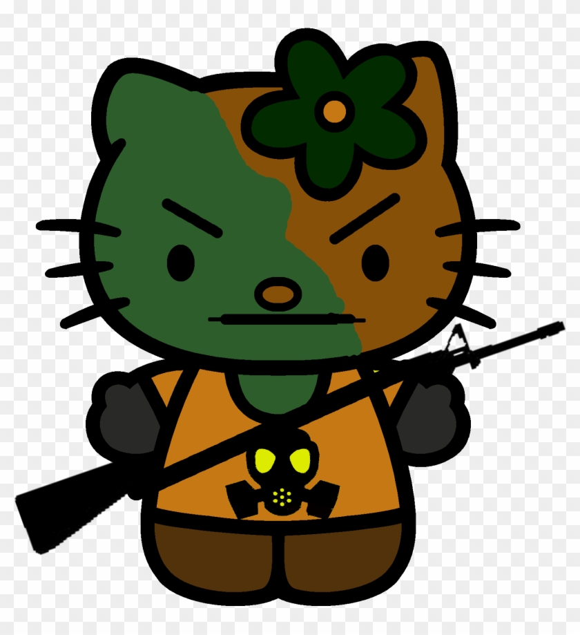 Hello Kitty Warrior By J - Hello Kitty Totoro #619287