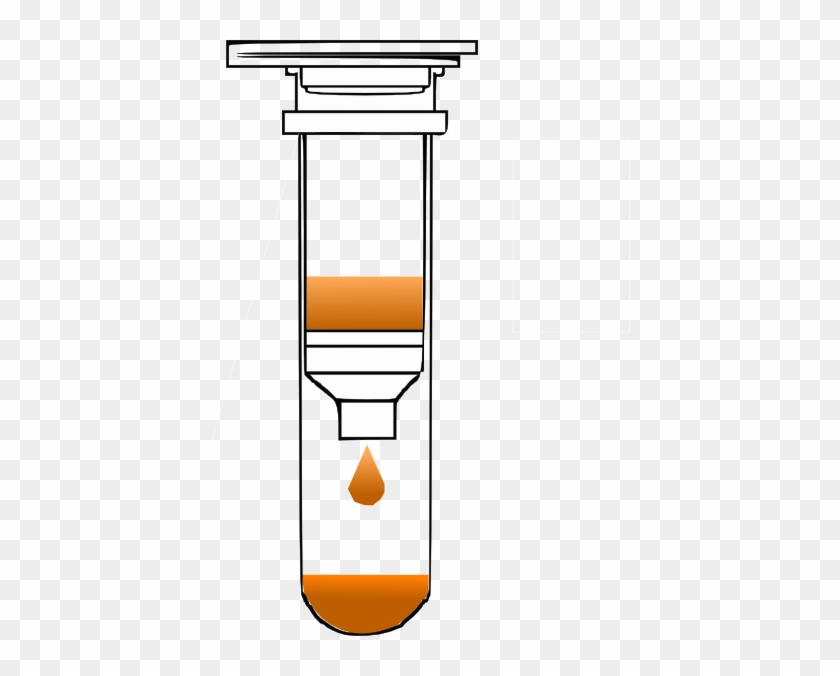 Spin Column Closed With Solution14 Clip Art At Clker - Spin Column Clipart #620129