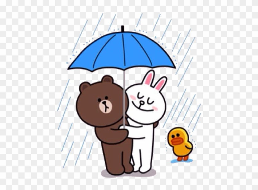 Rice Pot Next Door - Line Sticker Rain #621998