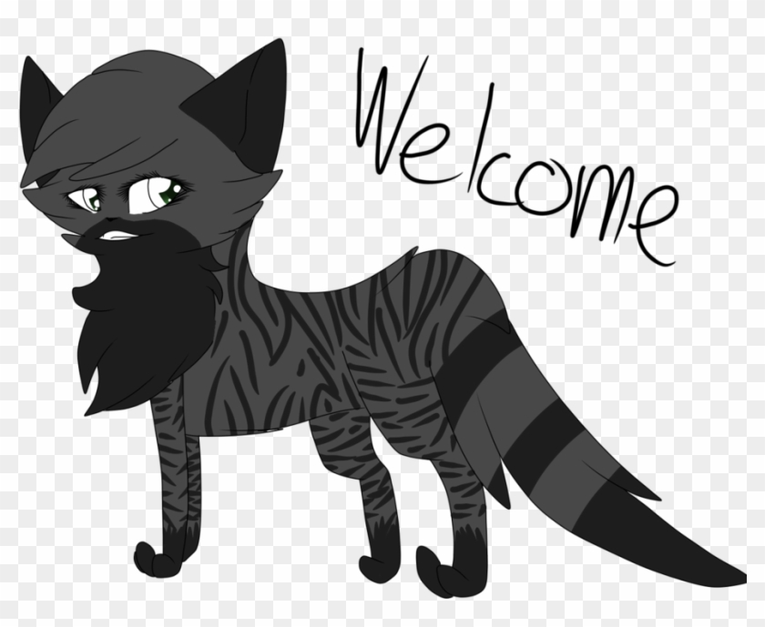 Welcome To My Page By Ghost Town Artz - Cat Yawns #624403