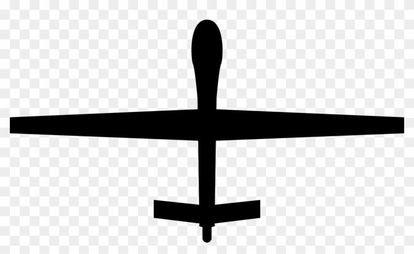 General Atomics Mq 1 Predator General Atomics Mq 9 - Mq 1 Predator Silhouette #624899