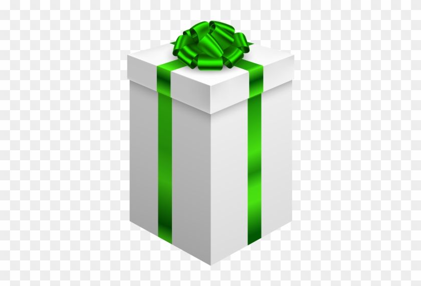 Gift Box With Green Bow Png Clipart In Category Gifts - Beardeur Bbs-4 Bigmouth Do It Yourself Back Hair Shaver #625141