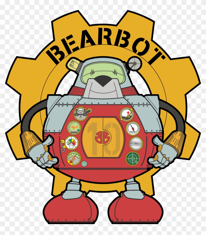 Engibear Created Bearbot To Help Him At Work - Cartoon #625445