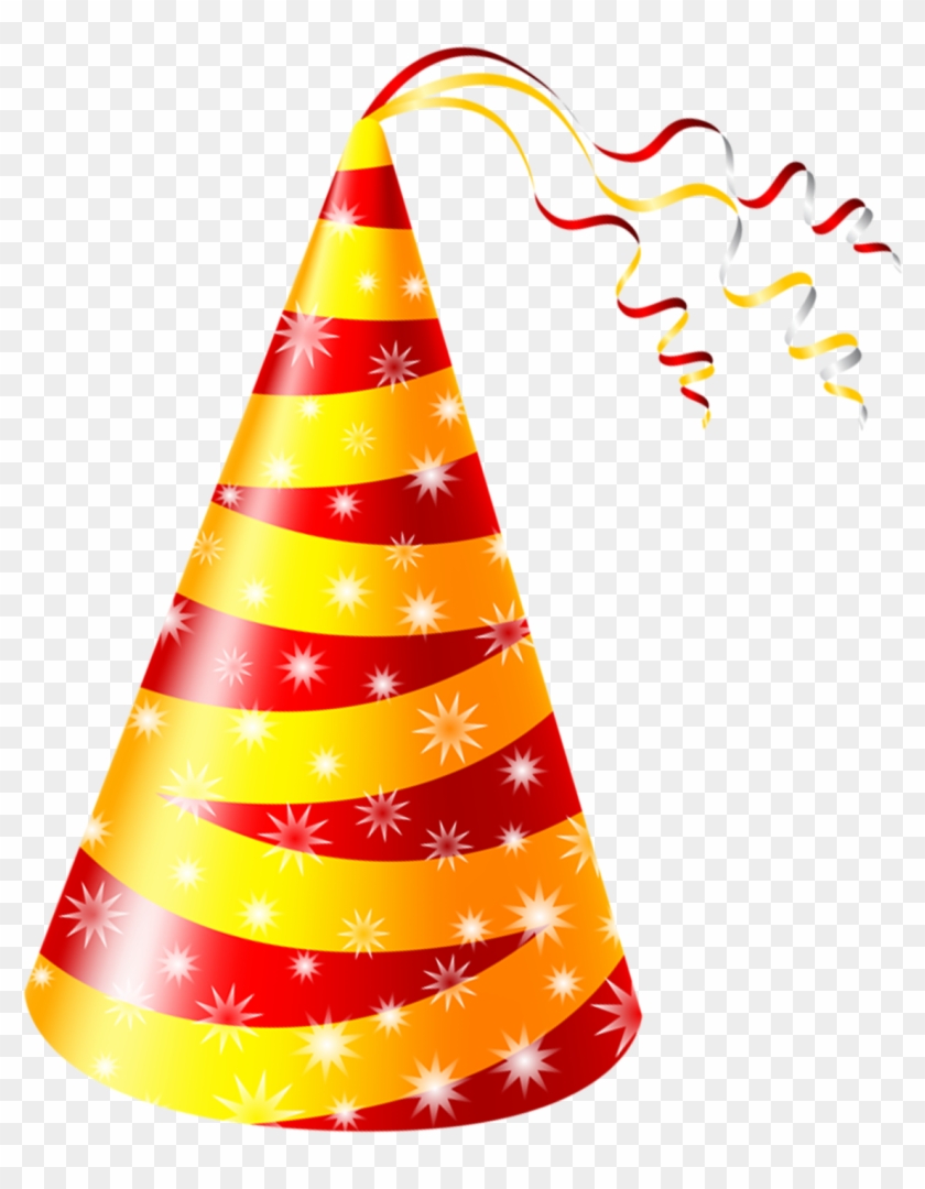 Birthday Cake Party Hat Clip Art - Happy Birthday Caps Png #626562