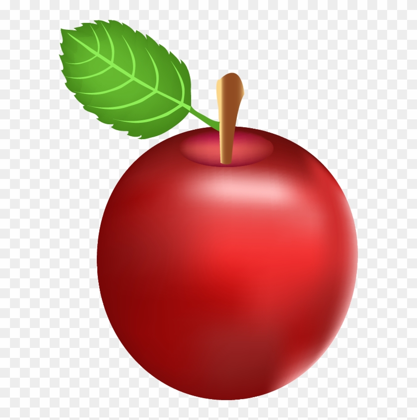 Cartoon Red Apple - Cartoon Red Apple #626991