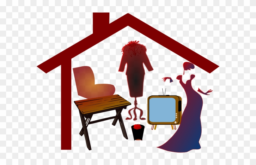 House Roof Bice Work In Progress Clip Art At Clker - Lady Clip Art #627205