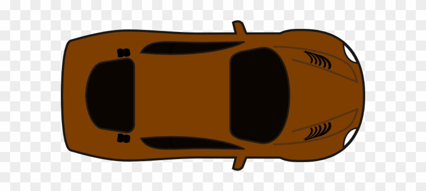 Clipart Car Top View Brown Clip Art At Clker Com Vector - Car Sprites For Scratch #628130