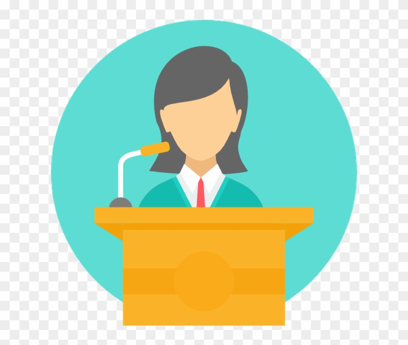 Lecture Free Vector Icon Designed By Popcorns Arts - Illustration #628140