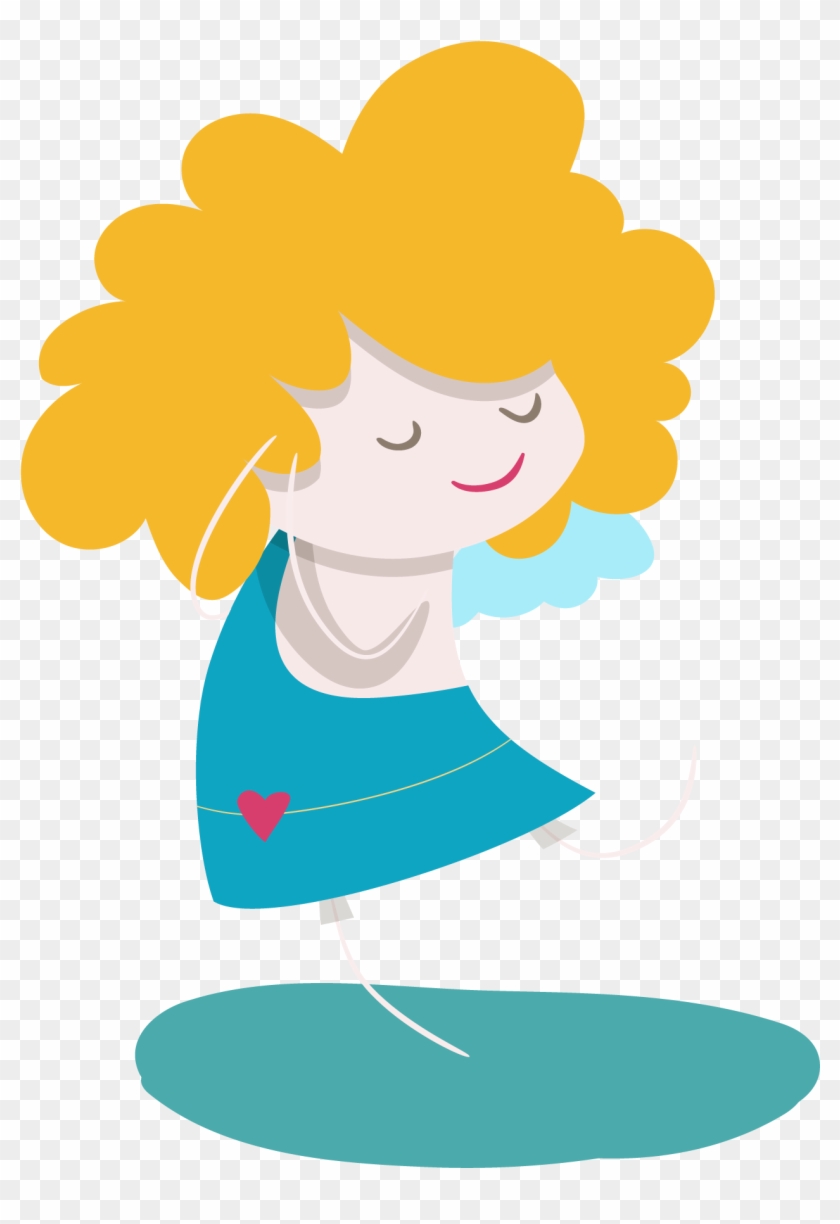 Angel Illustration - Cartoon Angel - Angel Illustration - Cartoon Angel #628404