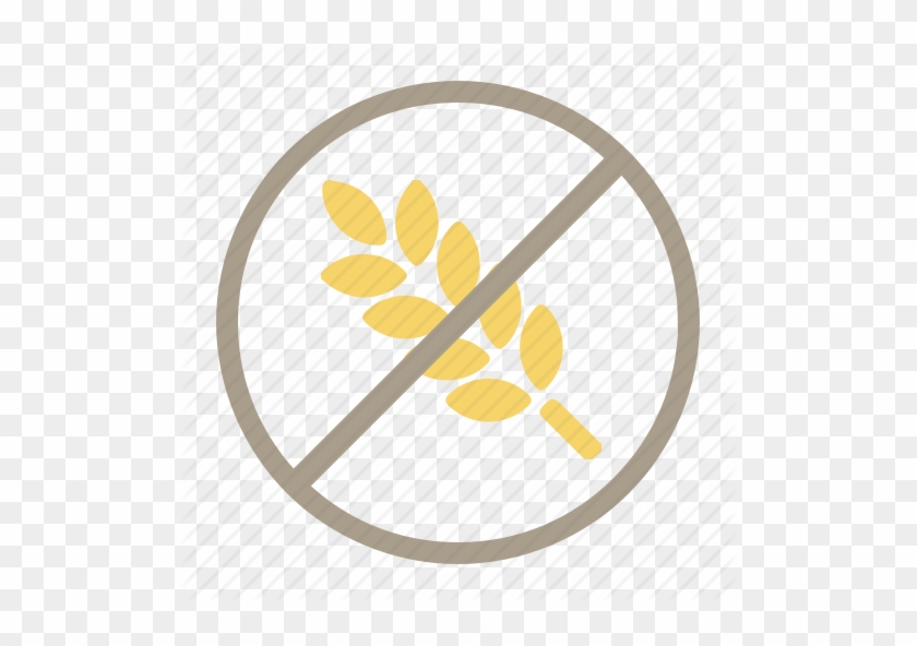 Gluten Free Sign Icon No Gluten Symbol Royalty Free - Railroad Crossing Sign Black And White #628985