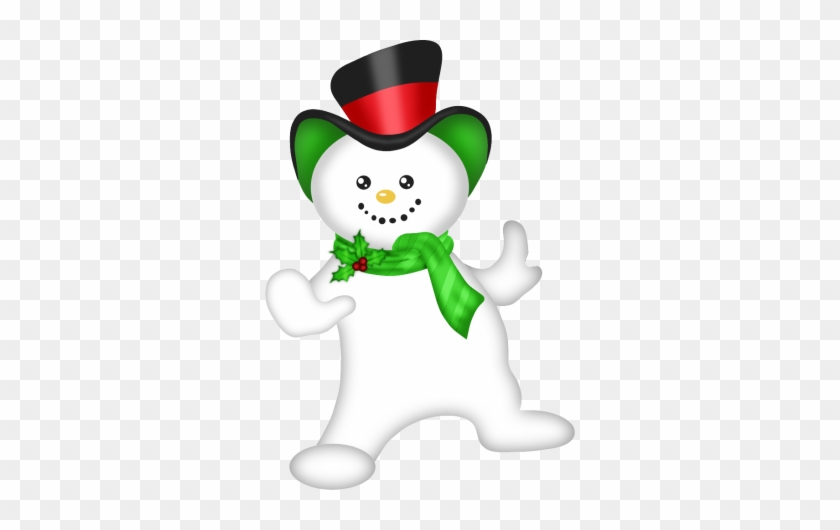 Christmas Snowman Clip Art - Cartoon #628999
