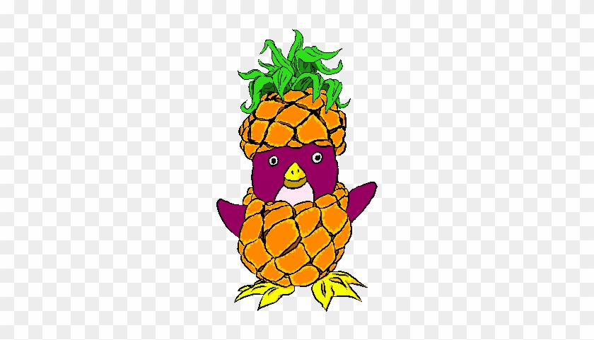Pineapple Penguin By Cyclone642 - Cartoon #629613