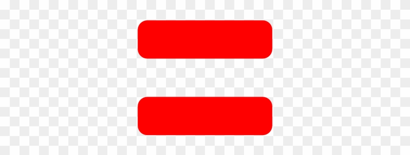 Equals Png - Red Equal Sign Png #629673