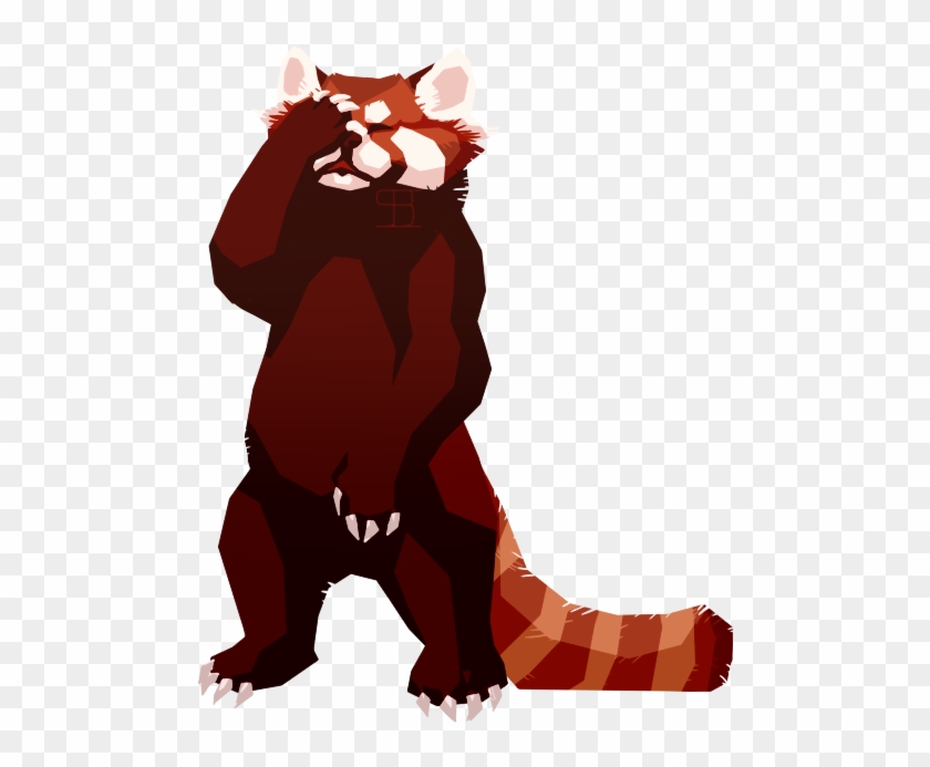Facepalm Red Panda By Bramblestar523 - Illustration #629872