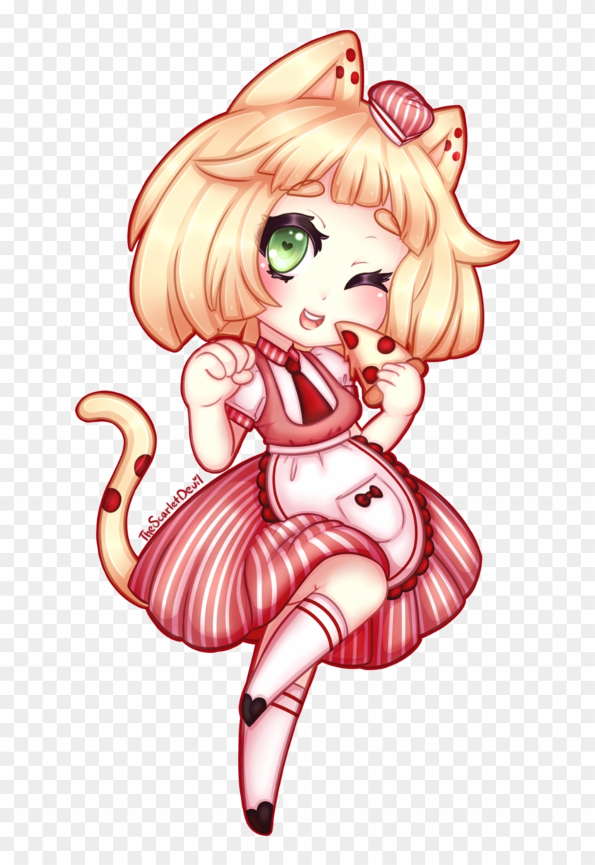 Meow Pizza By Thescarletdevil - Cartoon #630162