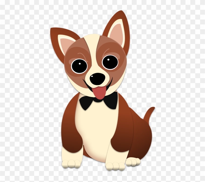 Drawn Corgi Transparent - Cartoon #630632